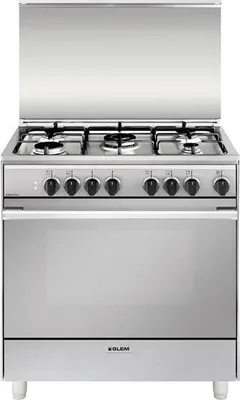 Image de Glem Gas U855MI6 four et cuisinière Electrique Gaz Acier inoxydable