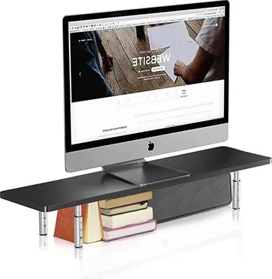Image de Support de moniteur de bureau pour ordinateur portable et ordinateur de bureau