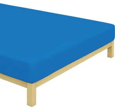Obrázok produktu pre Kráľovské modré jerseyové prestieradlo, rozmer: 180 x 200 cm