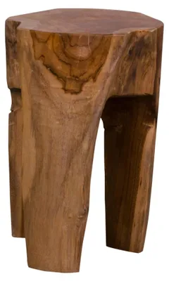 Productafbeelding van House Nordic Bijzettafel Rose Teak Met Drie Poten