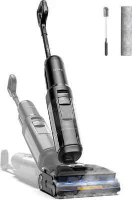 Immagine prodotto di Pulitore a vapore multifunzione e pulitore per pavimenti - 2 in 1, senza fili, con tecnologia HyperSteam, con funzione di autopulizia e anti-intasamento
