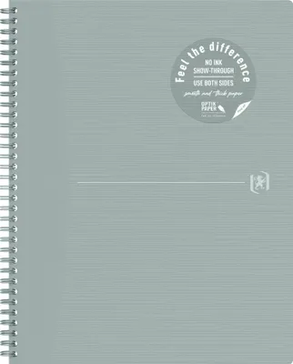 Produktbild von Oxford 400150003, Einfarbig, Grau, A4+, 70 Blätter, Liniertes Papier, Softcover