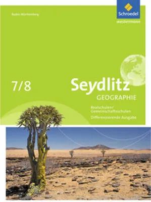 Zdjęcie produktu dla Seydlitz Geographie 7 / 8. Schulbuch. Gemeinschaftsschulen und Realschulen. Baden-Württemberg