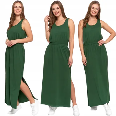 Obrázok produktu pre Elegantné dámske MAXI šaty s rozparkom Dlhé šaty na leto MORAJ L