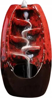 Produktbild von Verk 27420 Keramik-Aromalampe „Rauchwasserfall“, rot