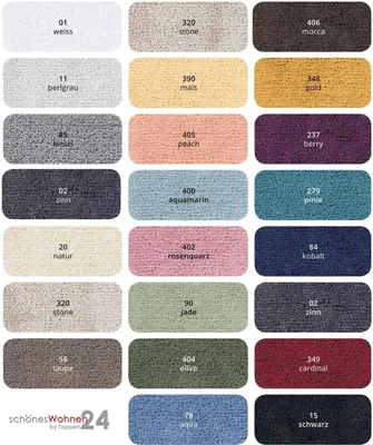 Produktbild von Rhomtuft Badteppich Bahama rechteckig Farbe pinie Größe 80x160 cm