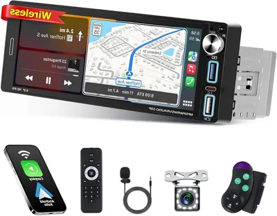 Immagine prodotto di 1. Autoradio - Autoradio - Lettore multimediale - Sistema di navigazione - Radio Bluetooth