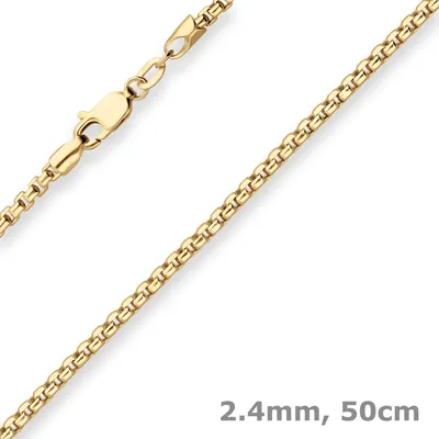 2-4mm-Veneziakette-aus-585-Gelbgold-50cm