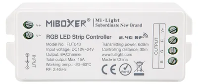 Produktbild von LED-Streifensteuerung RGB 12V/24V 15Amax 2,4Ghz