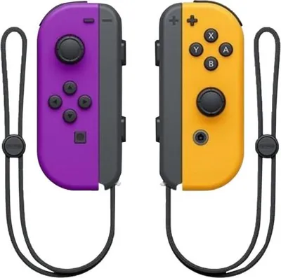 Immagine prodotto di Set di 2 Joy-Con Nintendo viola neon / arancione neon