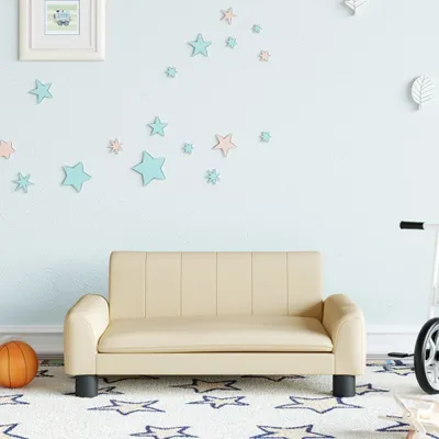 Produktbild von Möbel Kindersofa Creme 70x45x30 cm Stoff - Kindersofas 3196268