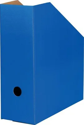 Produktbild von LANDRÉ Stehsammler "Color" für A4, breit, blau