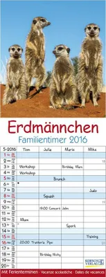 Produktbild von Familientimer Erdmännchen 2016