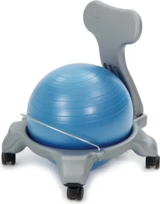 Produktbild von Weplay KE0312 Ballstuhl Sitzball, klein, grau/blau