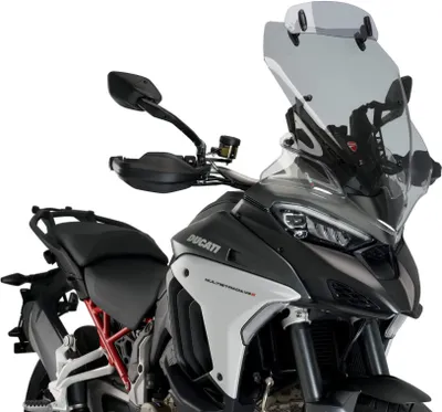 Image de Ecran Touring PUIG avec déflecteur fumé transparent pour Ducati