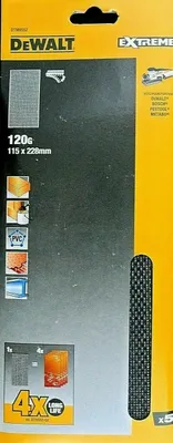 Produktbild von DEWALT Schleifgitter 115x228mm K120 5Stk