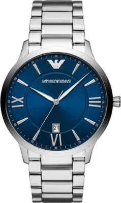 Produktbild von Armani Herrenuhr AR11227 Quarz Analog 44mm Edelstahl Blau Mineralglas 50m Wasserdicht