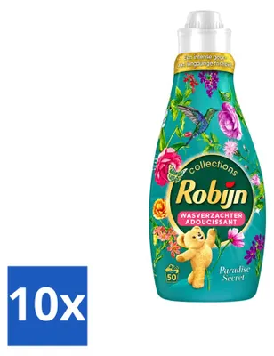 Produktbild von 10 x Robijn Collections Weichspüler Paradise Secret - 1,25 l - Vorteilspackung - 10 Stücke