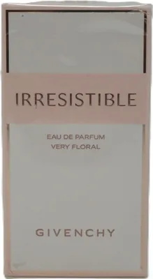 A product box for Givenchy Irresistible Very Floral Eau de Parfum.