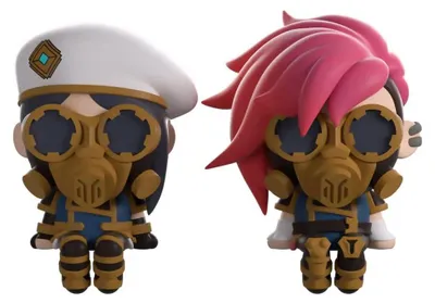 Zdjęcie produktu dla Zestaw 2 figurek Arcane Vinyl Caitlyn & Vi Taskforce 7 cm