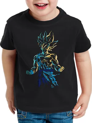 Produktbild von BaumwolleCloud Goku Evolution Kinder T-Shirt dragon anime manga saiyajin