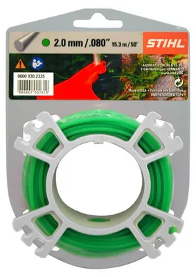 Image de Bobine de fil rond diamètre 2mm longueur 15,3m - vert - STIHL - 0000-930-2335