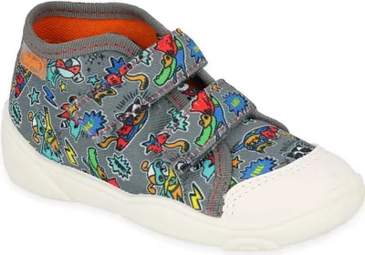 Produktbild von BEFADO Jungen Sneakers Flexible Superman, Klettverschluss, Grau 26
