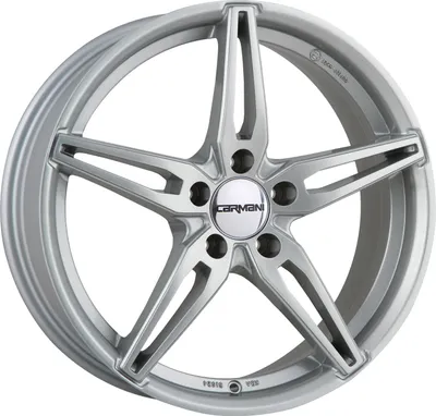 Image de Jante Carmani 15 Oskar 6.5 poucesx16 pouces ET40 5x114.3 cristal argent CA156516J140KS compatible avec Dacia Duster