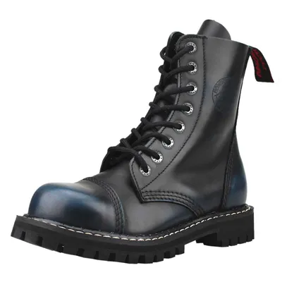 Obrázek produktu pro ANGRY ITCH-8-Hole Blue Rub-Off Ranger Army kožené boty s ocelovou špičkou, EU 48