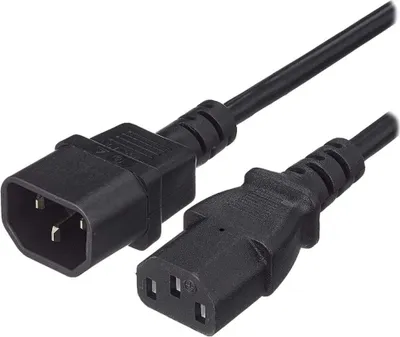 Produktbild von PREMIUMCORD Stromkabel 230V Verlängerung 2m (kps2)