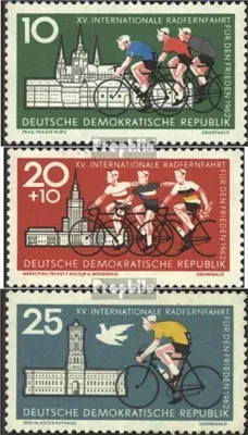 Produktbild von Briefmarken DDR 1962 Mi 886-888 (kompl.Ausgabe) gestempelt Internationale Radfernfahrt für den Frieden