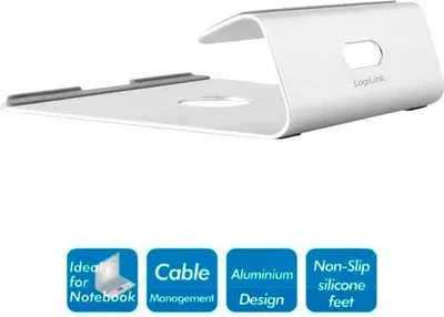 Produktbild von Ständer für Laptop, Aluminium, 11–15'' Logilink
