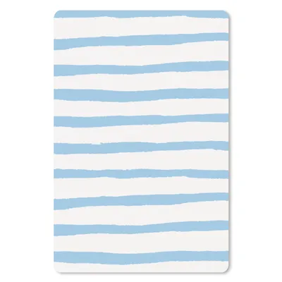 Produktbild von MuchoWow® Mauspad Mousepad Linie - Blau - Muster 18x27 cm - Mousepads - Maus Mat - Pad - Mausunterlage