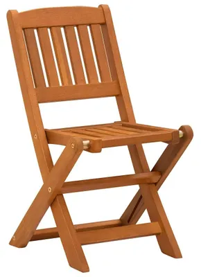 Image de vidaXL Chaises de salle à manger pour enfants 2 pcs. Bois massif d'eucalyptus