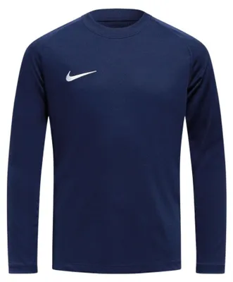 Imagen del producto de Camiseta de manga larga NIKE y NK DF Park VIII JSY LS – Azul marino oscuro/Blanco, talla 8 años