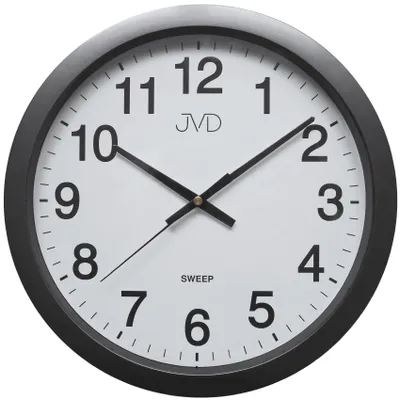 Produktbild von JVD HP611.2 Wanduhr Quarz analog rund anthrazit leise ohne Ticken