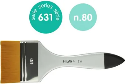 Produktbild von Milan Premium Synthetic Series 631 Teiler 80 Mm Golden Golden One Size