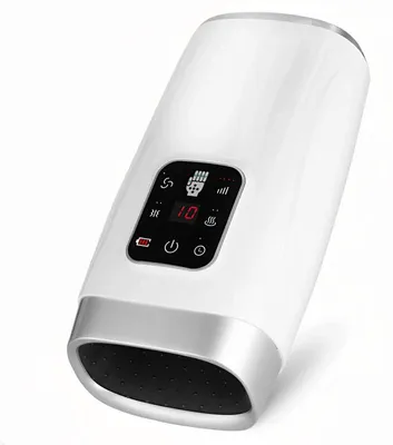 Image de Kaden XB-818 : Appareil de massage compressif pour les mains avec fonction de chauffage, 4 modes, 8 W, blanc
