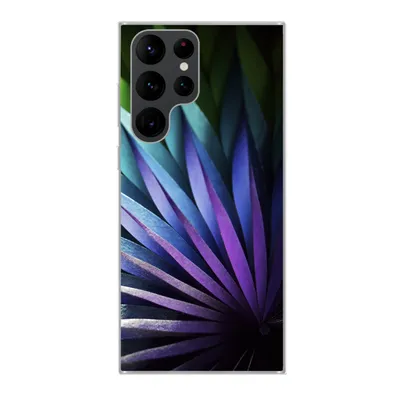 Produktbild von MuchoWow® Handyhülle Schutzhülle Hülle für Samsung Galaxy S22 Ultra Blumen - Geometrie - Abstrakt Silikon Softcase Handy Hülle - Abbildung