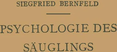 Produktbild von Psychologie des Säuglings
