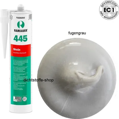 Produktbild von RAMSAUER 445 Naturstein Silikon 310 ml Kartusche