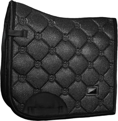 Produktbild von Equestrian Stockholm Dressurschabracke All Black Glimmer Schabracke Full