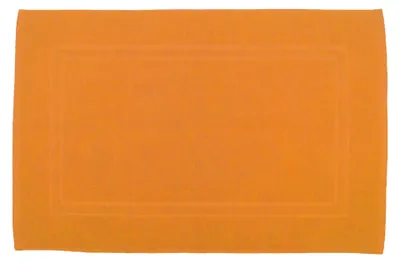 Produktbild von Julie Julsen® Badvorleger Duschvorleger Doppel Rahmen Orange,50 x 40 cm
