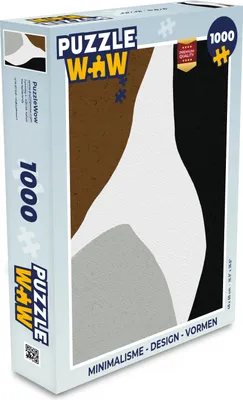 Obrázek produktu pro MuchoWow® Puzzle 1000 dílků Minimalismus - Design - Formy - Hračky - Pro malé i velké - Hry - Skládačky