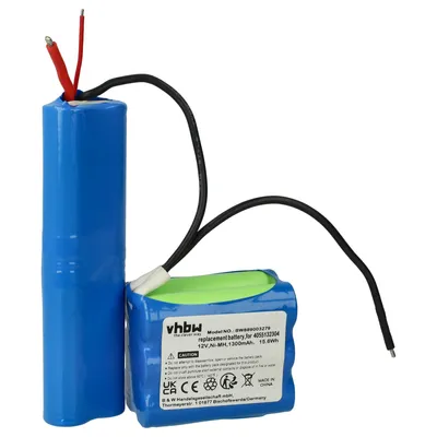 Produktbild von vhbw Akku kompatibel mit AEG AG908W 90027200100, 90027207300, 90027200900 Staubsauger (1300 mAh, 12 V, NiMH)