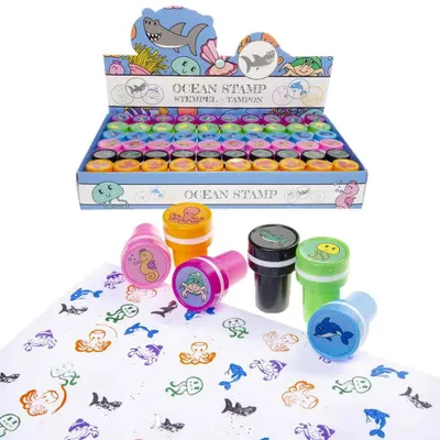 Produktbild von Stempel mit Meerestieren - 60er Display