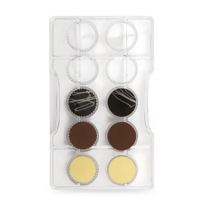 Obrázek produktu pro Polykarbonátová forma na čokoládu Dischetti