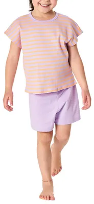 Productafbeelding van Schiesser pyjama voor baby meisjes, korte mouwen, maat 104, kleur: orchidee