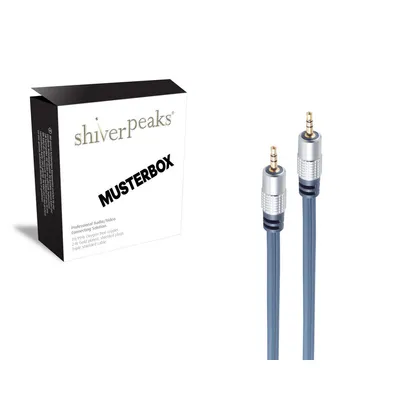 Immagine prodotto di Cavo audio shiverpeaks PROFESSIONAL, connettore jack da 3,5 mm -