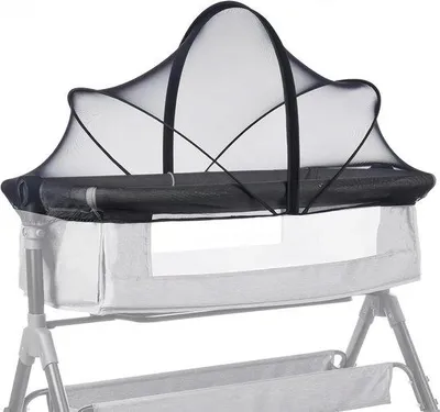 Imagen del producto de Mosquitera plegable para cunas y cochecitos - Cierre silencioso y orificios de ventilación transpirables - Color  - Red de seguridad para bebés
